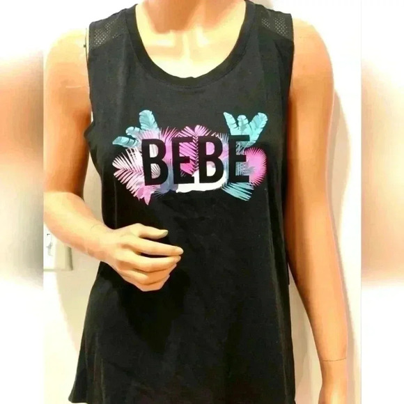 BEBE Sport tank, mesh back, size XL - Picture 1 of 7